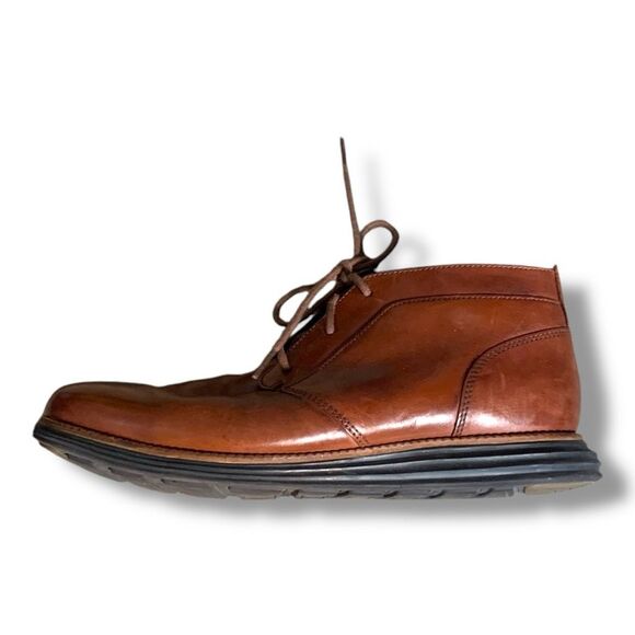 Cole Haan Men’s Original Grand Chukka Boots Brown Leather 8.5W Lace Up Classic main image 8